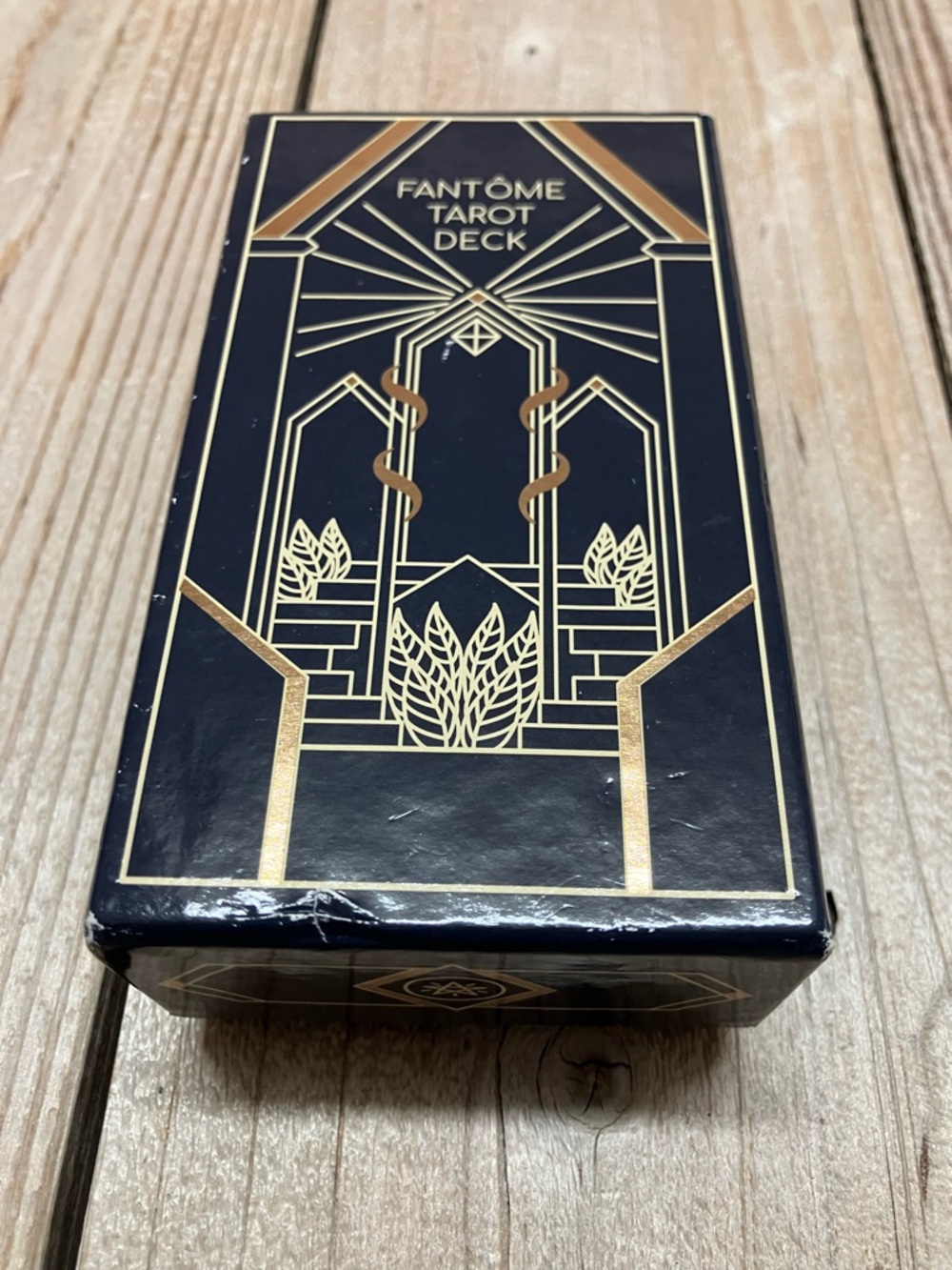 Tarot Deck - Navy and Gold